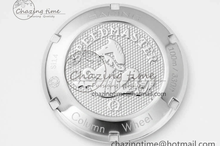 0226 SportInspired Speedmaster Racing Master SS HKF Best Edition Blue Black Dial on Black Rubber Strap A 7817